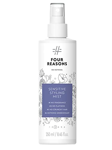 No nothing Very Sensitive Styling Mist - Fragrance Free Blow-Dry Styling Spray With Frizz Control, Non-Aerosol, Unscented, Anti-Humidity 100% Vegan - 8.5 fl oz