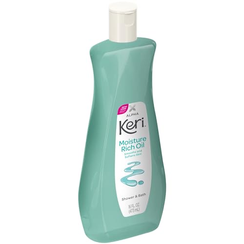 Alpha Keri Shower & Bath Moisture Rich Oil 16 oz (Pack of 3)