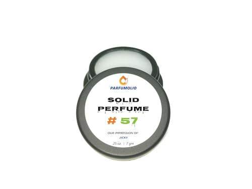 Solid Perfume #57 Inspired by Jicky Women's Portable Non-Spill Fragrance Concentrated Long Lasting 7gm / 0.25 oz
