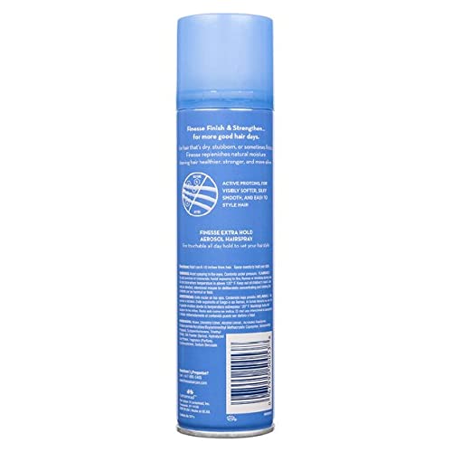 Finesse Extra Hold Aerosol Hairspray 7 oz (Pack of 6)