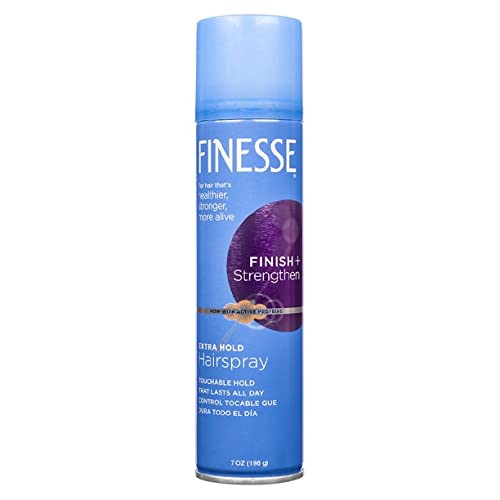 Finesse Extra Hold Aerosol Hairspray 7 oz (Pack of 6)