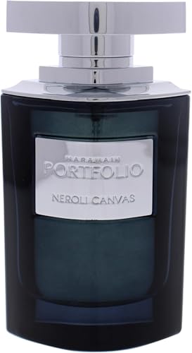Portfolio Neroli Canvas for Unisex - Arabian Perfume for Women & Men - Long Lasting Woody Fragrance with Notes of Bergamot, Neroli, Musk, Amber, Cedar - Arabic Cologne - 2.5 oz EDP Spray