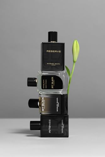 Michael Malul Jet Black Reserve Eau de Parfum for Men - 100ml | 3.4oz