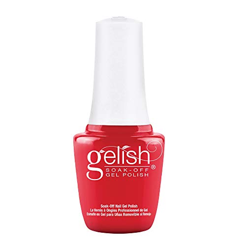 Gelish MINI Gel Nail Polish - Long-Lasting Soak Off, Vibrant Color, Professional Quality, High Shine, Chip-Resistant (Fire Cracker)