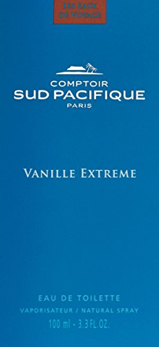 Comptoir Sud Pacifique Eau de Toilette Spray, Vanilla Extreme, 3.3 Fl Oz