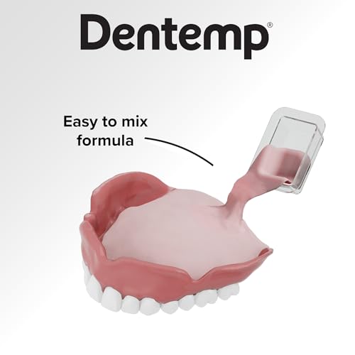 Dentemp Denture Reline Kit Value Pack - Advanced Formula Reline It Denture Reliner - Denture Kit to Refit and Tighten Dentures for Both Upper & Lower Denture (2 Pack (6 Relines))