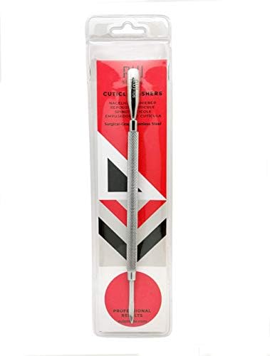 Rui Smiths Pro Cuticle Pusher with 2 Ends - Stainless Steel Manicure Tool - Style 106