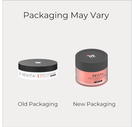 DS Labs Revita Hair Thickening Pomade for Men - Matte Finish, Medium Hold Styling Cream, With Biotin, Caffeine & Beeswax, Supports Fuller-Looking Hair, 3.3 Fl Oz