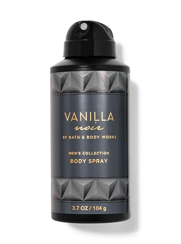 Bath and Body Vanilla Noir Men's Collection Body Spray | 3.7 fl oz pack of 1 (Men's deo)