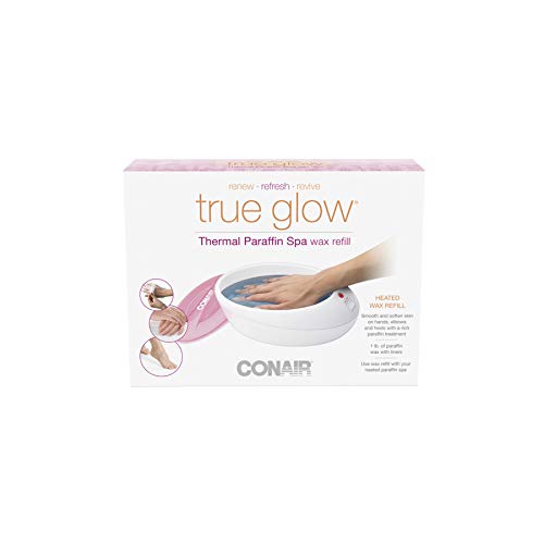 True Glow by Conair 1lb. Paraffin Wax Refill - Paraffin Wax for Hand and Feet - For Use with Paraffin Wax Machine