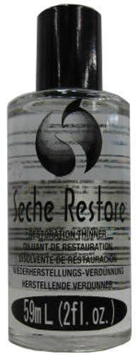 Seche Restore Top Coat - Nail Polish Thinner, Revive Thickened Lacquer, Nail Lacquer Thinner, Extends Manicure Life, 2 oz