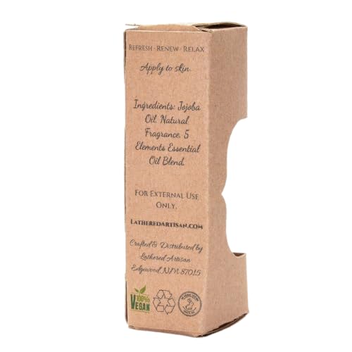 Wisteria & Lilac | Natural Essential Oil Perfume by Lathered Artisan | Alcohol-Free, Plant Based Oil Perfume, Nourishing, and Uniquely Handcrafted (Wisteria & Lilac - Roll On)