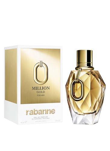 Million Gold by Paco Rabanne for Women - 3 oz EDP Spray (Refillable)