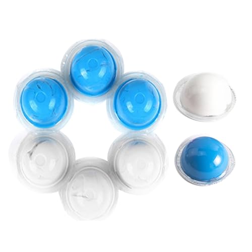 Generic VPS Putty 4 Sets, 120g Base + 120g Catalyst Silicone Molding Kit for Grillz Retainer Aligners Dentures Molds, Blue and White