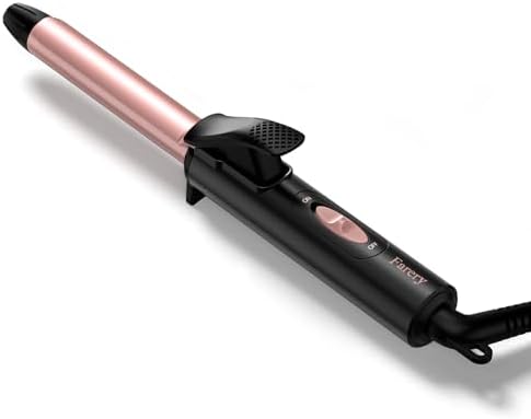 Travel Size Curling Iron Dual Voltage, Mini Curling Iron for Short Hair with 1/2 Inch Barrel, Ceramic Mini Hair Curler with Keratin&Argan Oil Infused, Travel Hair Curler with Storage Bag