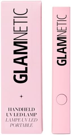 Glamnetic Handheld UV LED Lamp | Compact, Travel-Fiendly Curing Lamp for Nails | Lightweight & Easy to Use | USB Compatible
