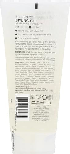 Giovanni, Styling Gel L.A. Natural, 6.8 Fl Oz
