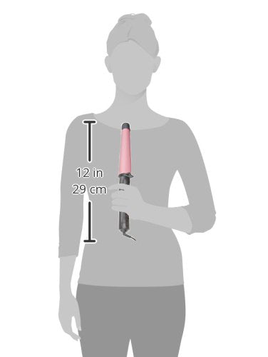 Remington Products Studio Salon Collection Pearl Digital Ceramic Curling Wand, 11/2 Inch, Pink