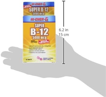 Windmill Health Products Hi-Ener-G Super B-12 5000 mcg, 30-Count Box