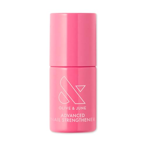 Olive & June Advanced Nail Strengthener | Powerful Treatment for Stronger, Longer Nails | Helps Prevent Chipping & Breaking | Can Be Worn Alone or Under Polish | Vegan & Cruelty-Free | 0.45 fl oz
