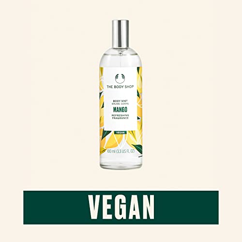 The Body Shop Mango Body Mist – Refreshes and Cools with a Fruity Scent – Vegan – 3.3 oz