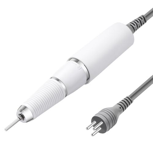 MAKARTT 30000RPM Electric Handpiece for Up200 Nail Drill Machine Professional E File 3 Pins White