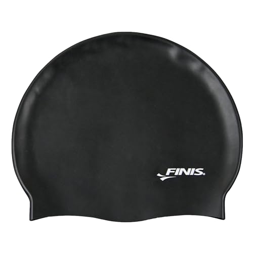 FINIS Silicone Swim Cap (Black)