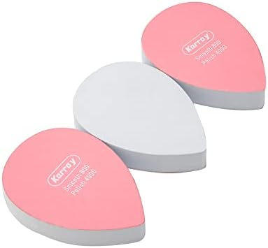 Nail Files and Buffers for Natural Nails Shine Polishers Buffer Blocks Fingernail Buffer Block 800/4000 Grit Pack of 5 (A-Drop)