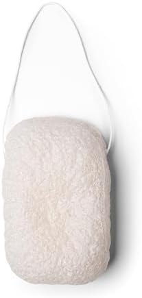 The Compostable Konjac Sponge, 100% Natural Plant-Fiber Cleansing & Reusable Shower Sponge for Smoother Skin, Gentle Exfoliation, 1 Each