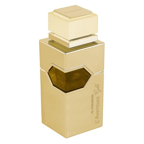 Al Haramain L'Aventure Gold - Arabian Perfume for Women - Floral Woody Eau de Parfum Fragrances - Long Lasting Arabic Perfume for Women - 6.76 oz