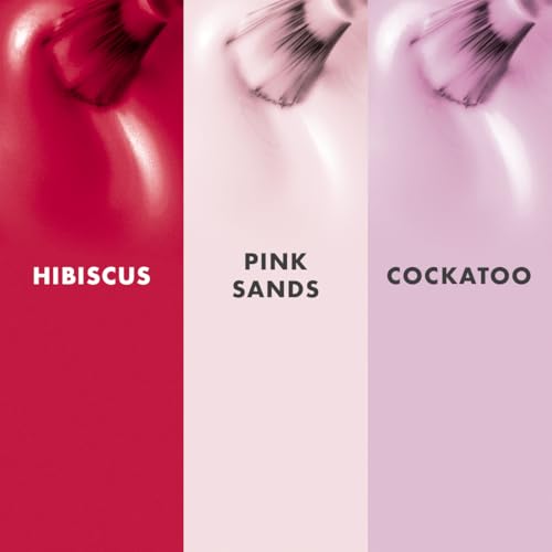 Olive & June Best Sellers Nail Polish Set | Includes 3 Long-Lasting Shades (Cockatoo, Pink Sands, Hibiscus) + Super Glossy Top Coat | Vegan, Cruelty-Free | Salon-Quality Results at Home