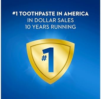 Crest Fluoride Cavity Protection Toothpaste 8.2 Ounce Regular Paste, Bulk Toothpaste, Prevents Cavities Before They Start (4 Pack)