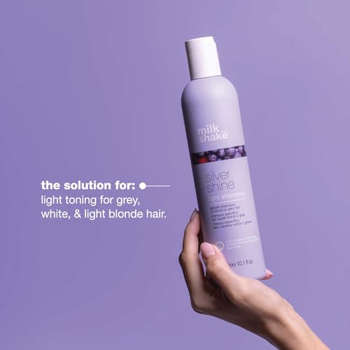 milk_shake Silver Shine Light Purple Shampoo for Blonde Hair