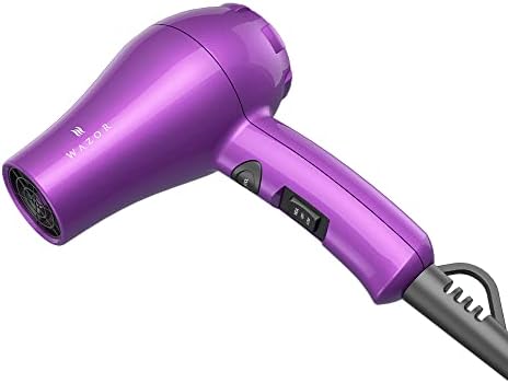 Mini Lightweight Hair Dryer for Pour Painting & RV Compact Travel Blow Dryer for Kids 1000W Ionic Dryer with Concentrator, Cool Shot Button