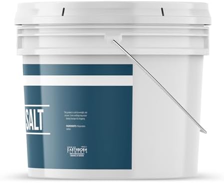 Earthborn Elements Epsom Salt (1 Gallon), Resealable Bucket, Magnesium Sulfate Soaking Solution, All-Natural
