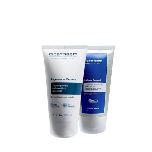Double Kit – Stretch Mark Cream 150g + Body Scrub 150g, Deep Hydration and Skin Renewal, Suitable for All Skin Types