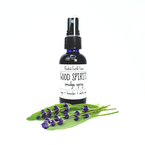 Good Spirits Smudging Spray - 2 fl oz - White Sage Smudge Spray - Crystal Cleansing - Sage Spray