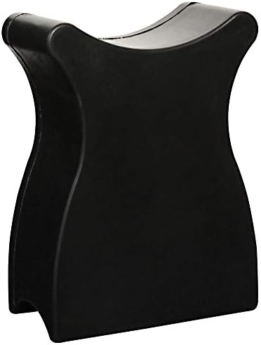 ForPro Professional Collection Pedi Foot & Leg Rest, Portable Foot and Leg Rest, 5.75 W x 2.75 D x 7.5 H, Black