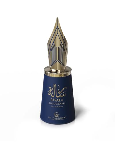 Risala Autograph 3.4 fl oz / 100 ml Eau de Parfum – unique unisex signature fragrance with lime, coconut, leather & ambergris – long lasting luxury