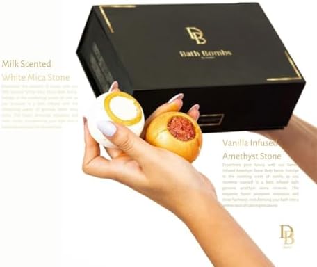 Bath Bombs, 6PC Luxury Gift Set, Girls Gifts, Mothers day Surprise, Valentines Day, Relaxing Kit, Bath Bombs for Women, Organic, Non Toxic, for Sensitive Skin, Natural, Lavender, Essential Oils & Salt