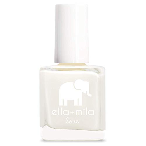 ella+mila Professional Nail Polish - Quick Dry Nail Polish - Long-Lasting & Chip Resistant Formula (Love Collection - Pure Love - 0.45 fl oz)
