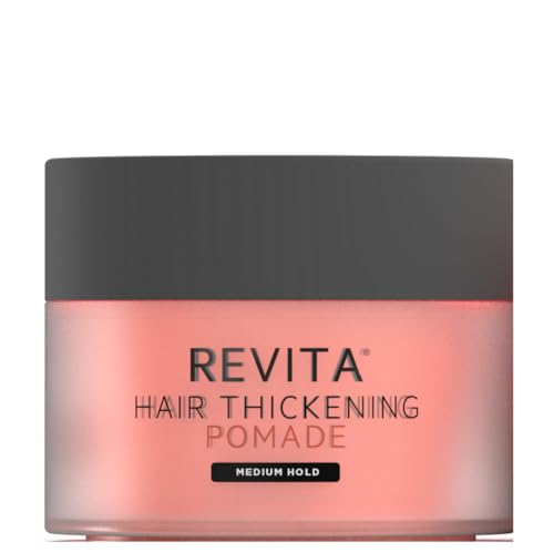 DS Labs Revita Hair Thickening Pomade for Men - Matte Finish, Medium Hold Styling Cream, With Biotin, Caffeine & Beeswax, Supports Fuller-Looking Hair, 3.3 Fl Oz