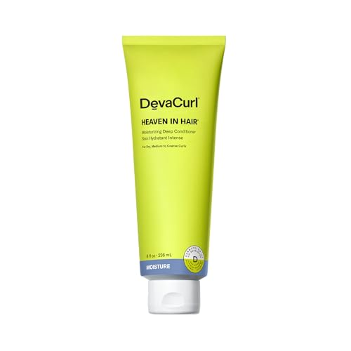 DevaCurl Heaven in Hair Moisturizing Deep Conditioner | Rinses Clean Without Build Up| Encourages Curl Shape and Definition | Reduces Frizz
