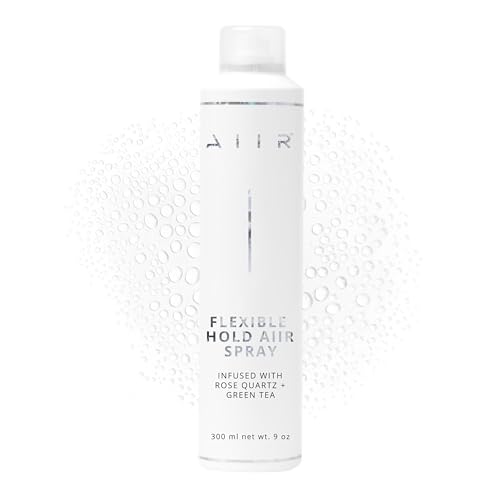 AIIR Flexible Hold Hairspray - Finishing Spray with Light Hold, Soft & Touchable Finish, Enhance Style & Shine, Fight Frizz with Humidity Resistance, Lightweight Hairspray for Fine Thin Hair, 9 oz
