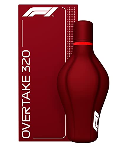 Formula 1 Overtake 320 - Race Collection – Mens Cologne, An Amber and Spicy Eau de Toilette, 2.5 Fl Oz