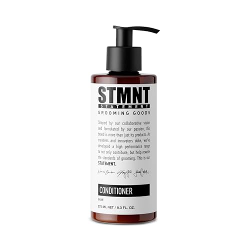 STMNT Grooming Goods Conditioner | Softens Hair | Restores Shine | Moisturizing Formula w/Activated Charcoal & Menthol | All Hair Types