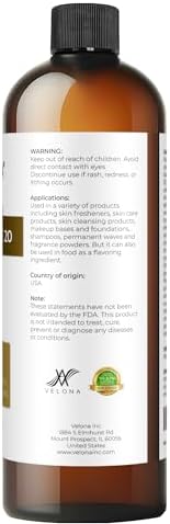 Polysorbate 20 by Velona - 16 Fl Oz | Solubilizer, Food & Cosmetic Grade | All Natural for Cooking, Skin Care and Bath Bombs | Use Today - Enjoy Results