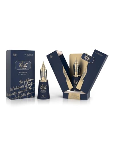 Risala Autograph 3.4 fl oz / 100 ml Eau de Parfum – unique unisex signature fragrance with lime, coconut, leather & ambergris – long lasting luxury