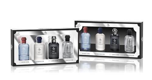 Original Penguin 4-Piece Mini Gift Set - fresh, aquatic, woody - men's mini cologne kit
