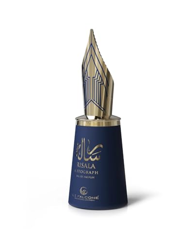 Risala Autograph 3.4 fl oz / 100 ml Eau de Parfum – unique unisex signature fragrance with lime, coconut, leather & ambergris – long lasting luxury